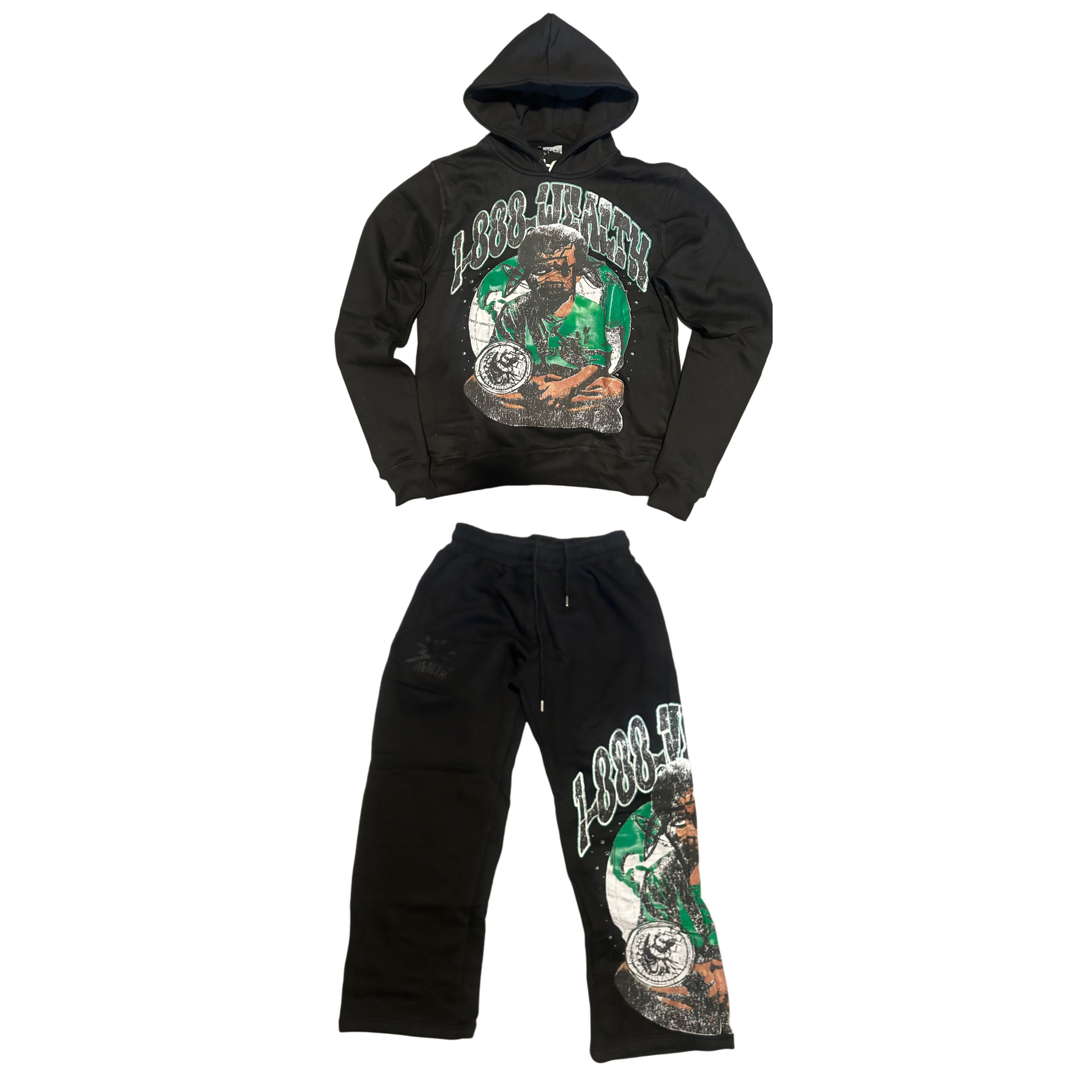 1-888-Wealth Zip-Up Set